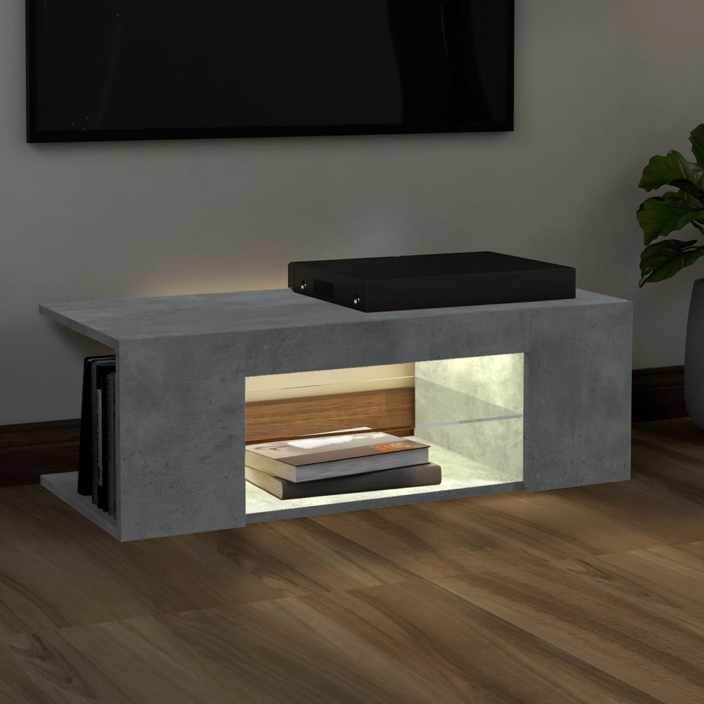 TV Cabinet Stand With LED Lights