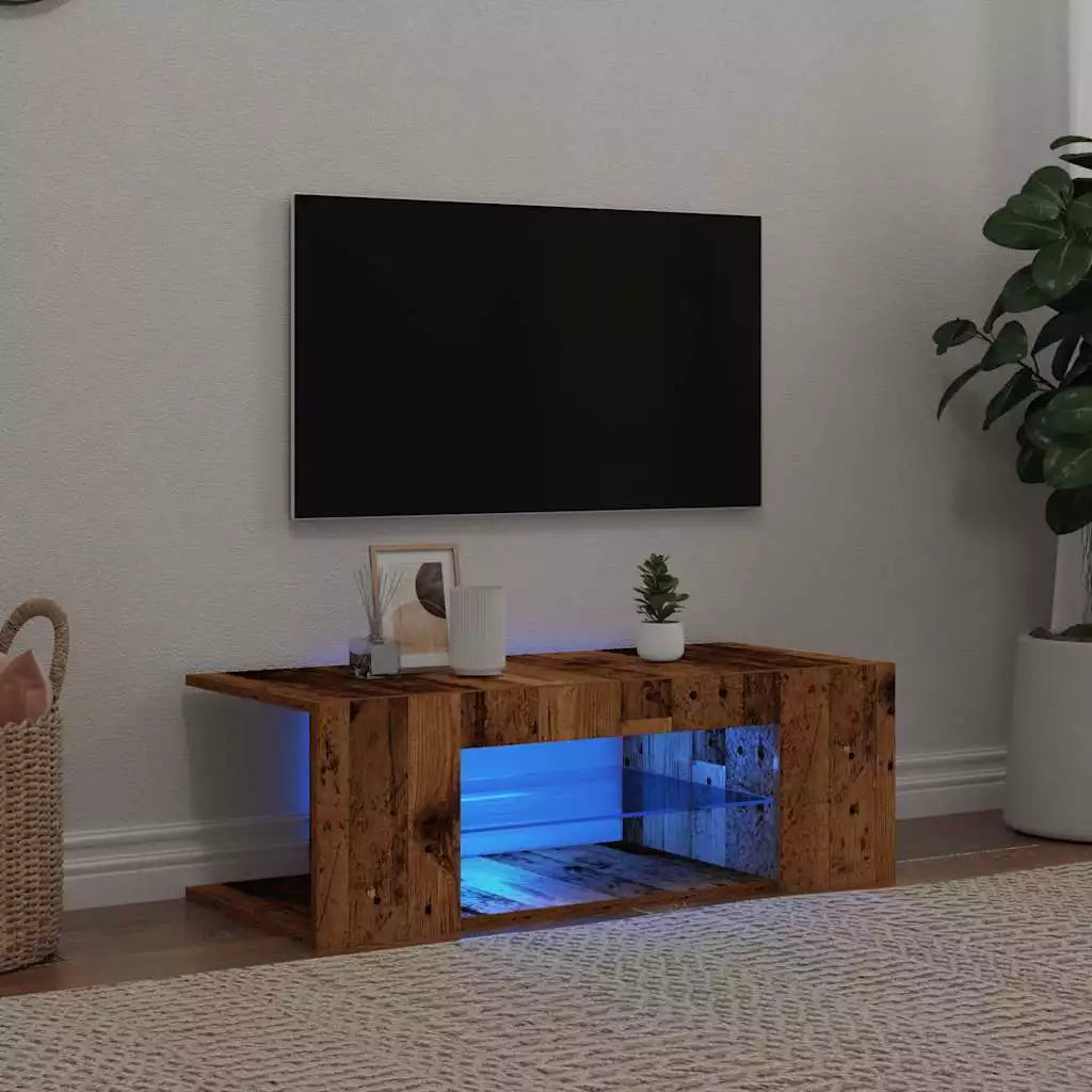 TV Cabinet Stand With LED Lights