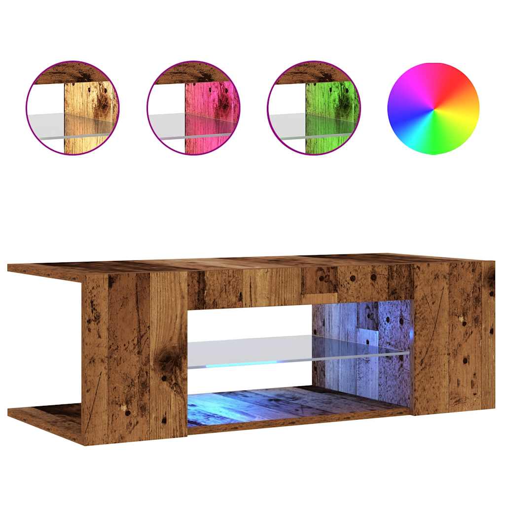 TV Cabinet Stand With LED Lights