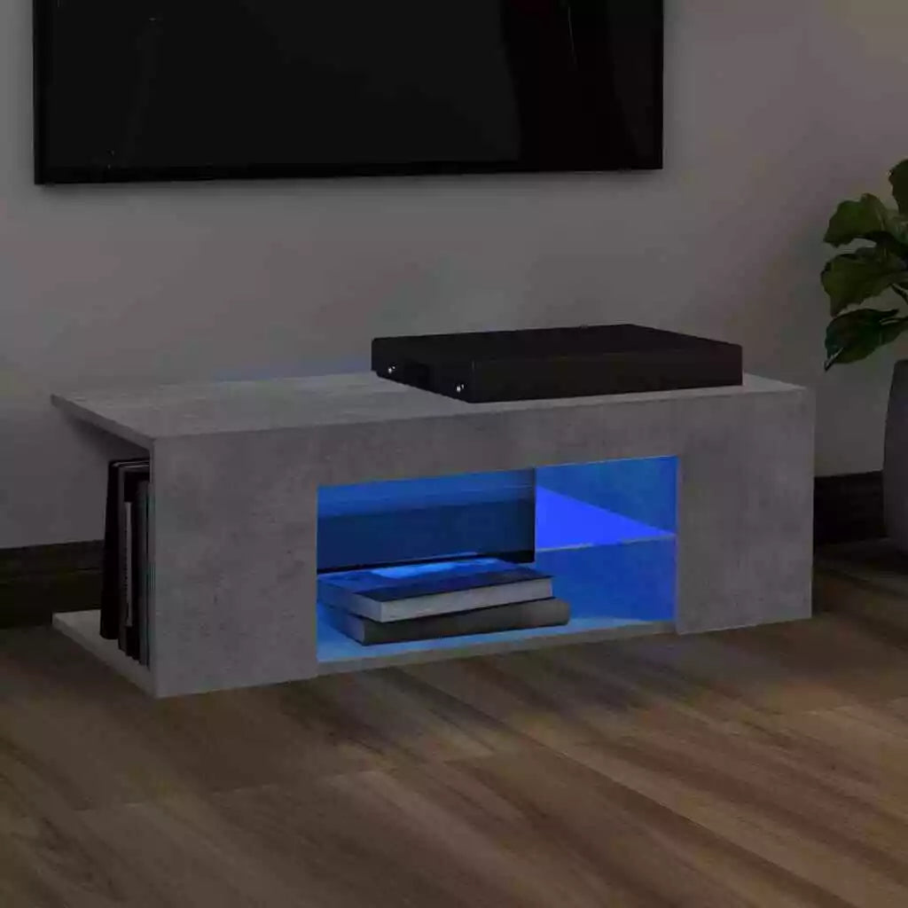 TV Cabinet Stand With LED Lights