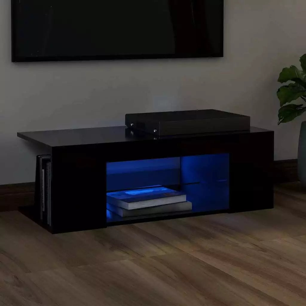 TV Cabinet Stand With LED Lights