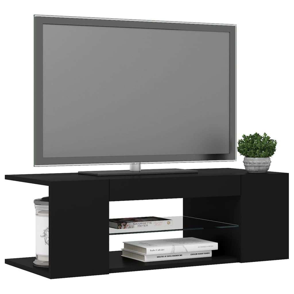 TV Cabinet Stand With LED Lights