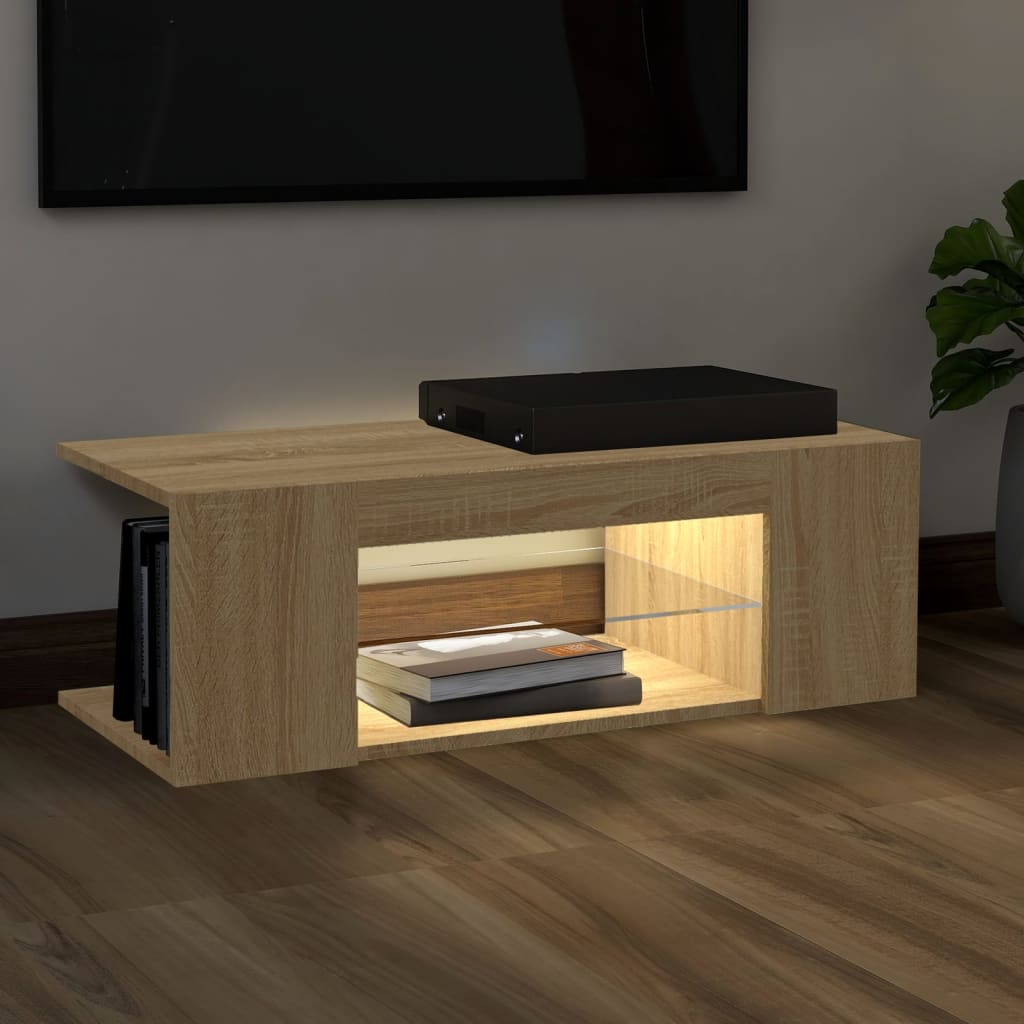 TV Cabinet Stand With LED Lights