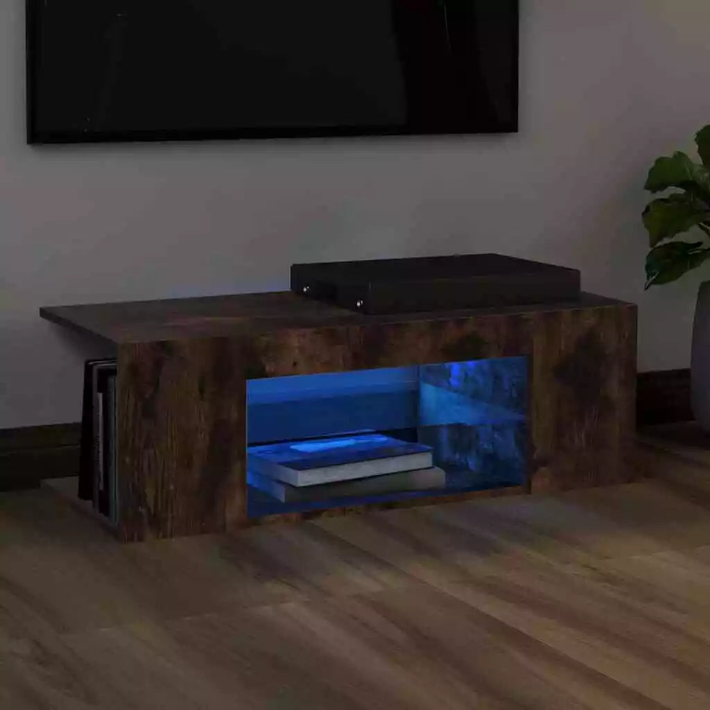 TV Cabinet Stand With LED Lights