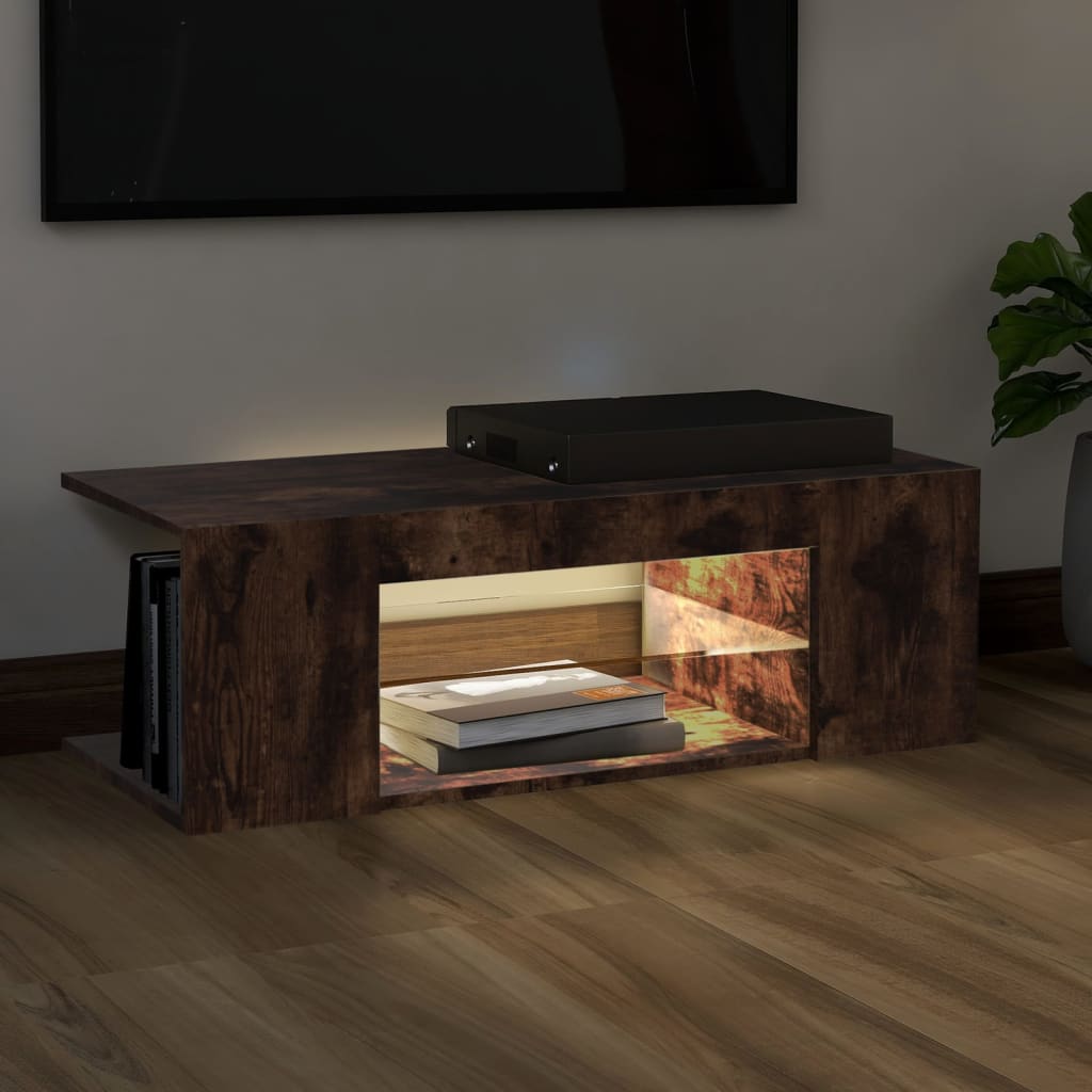 TV Cabinet Stand With LED Lights