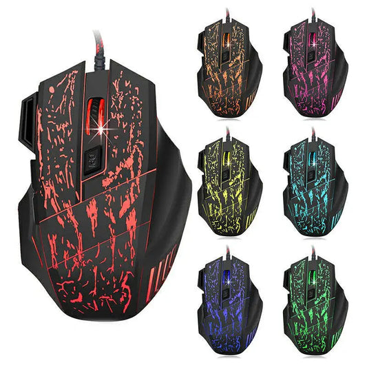 5500 DPI LED USB Wired Gaming Mouse